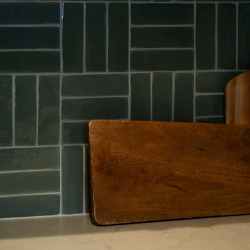 Dark tile kitchen backsplash in ND 