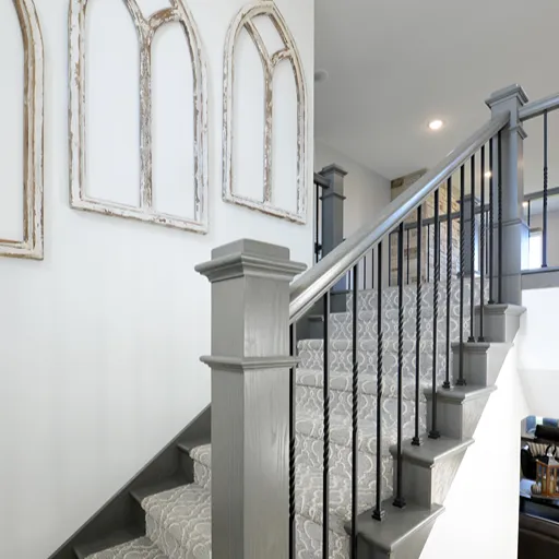 Fargo, ND custom carpet stair runner project 