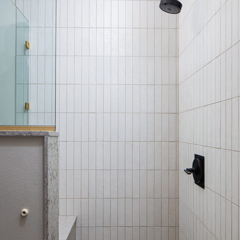 tile shower surround installation in Fargo, ND